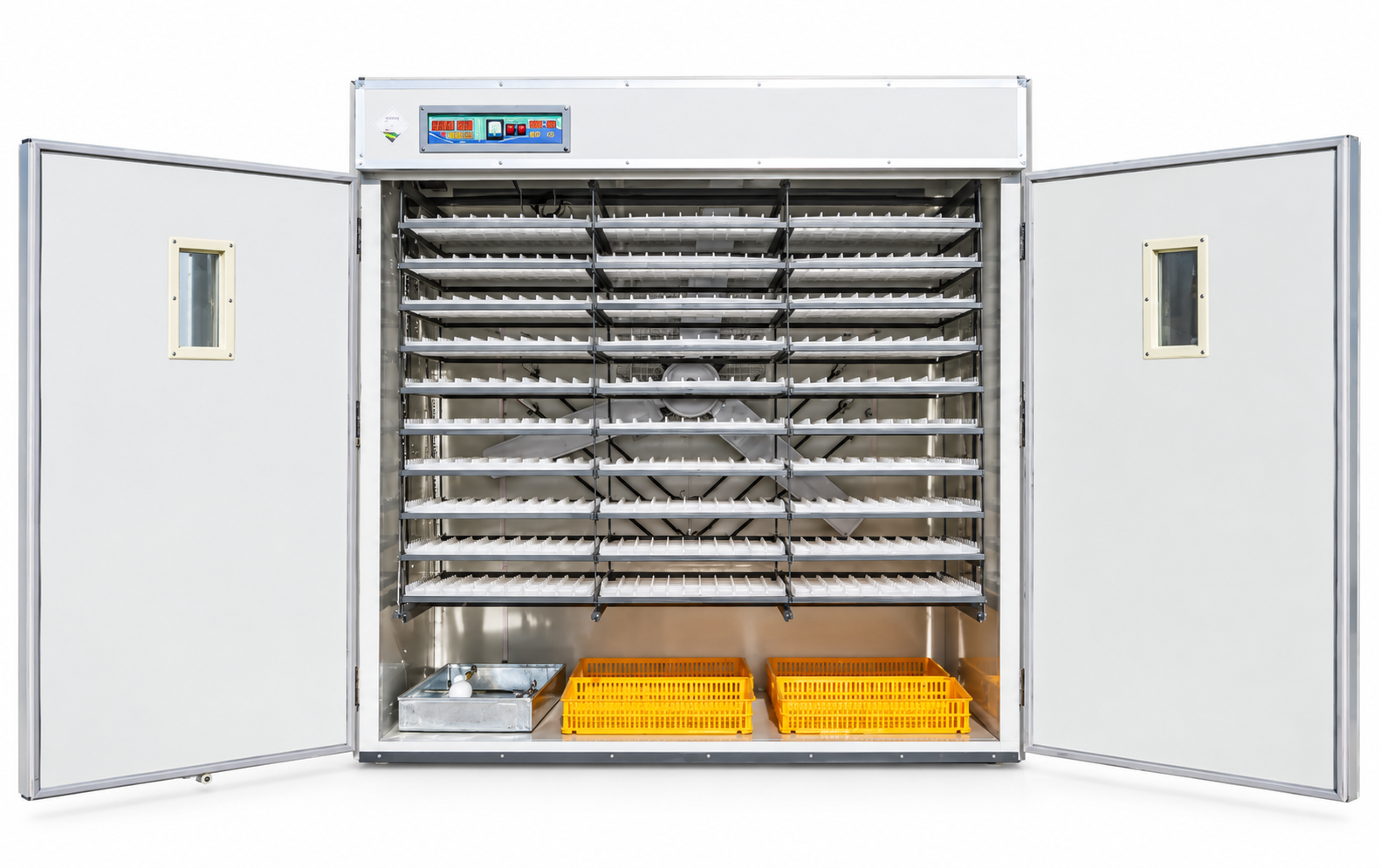 Incubateur Automatique Grande Capacité 5 280 Œufs – Retournement Automatique – Écran LCD – 110–240 V