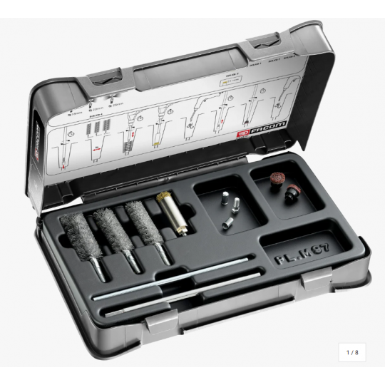 Coffret nettoyage puits d'injecteurs - FACOM