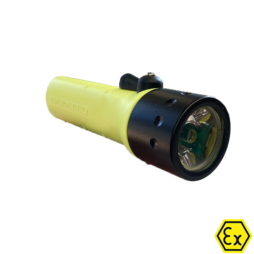 Lampe torche d’intervention LED pour casque pompier