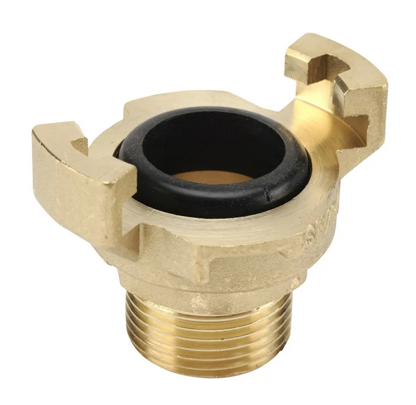 Raccord express dit "tête de chat" laiton mâle avec joint NBR 1" (26/34)