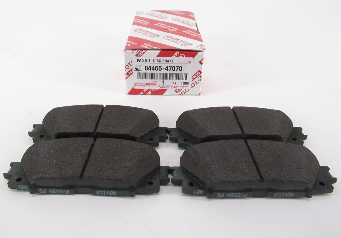 Plaquettes de frein avant en céramique 04465-AZ116 pour Toyota Camry 2007-2017