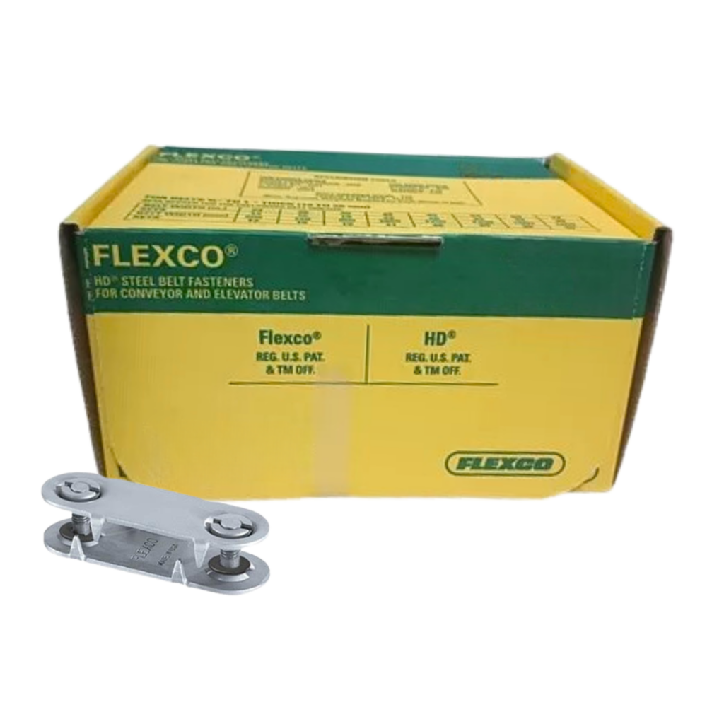 Flexco 2-1/4E Bolt Solid Plate Fastener Box of 25
