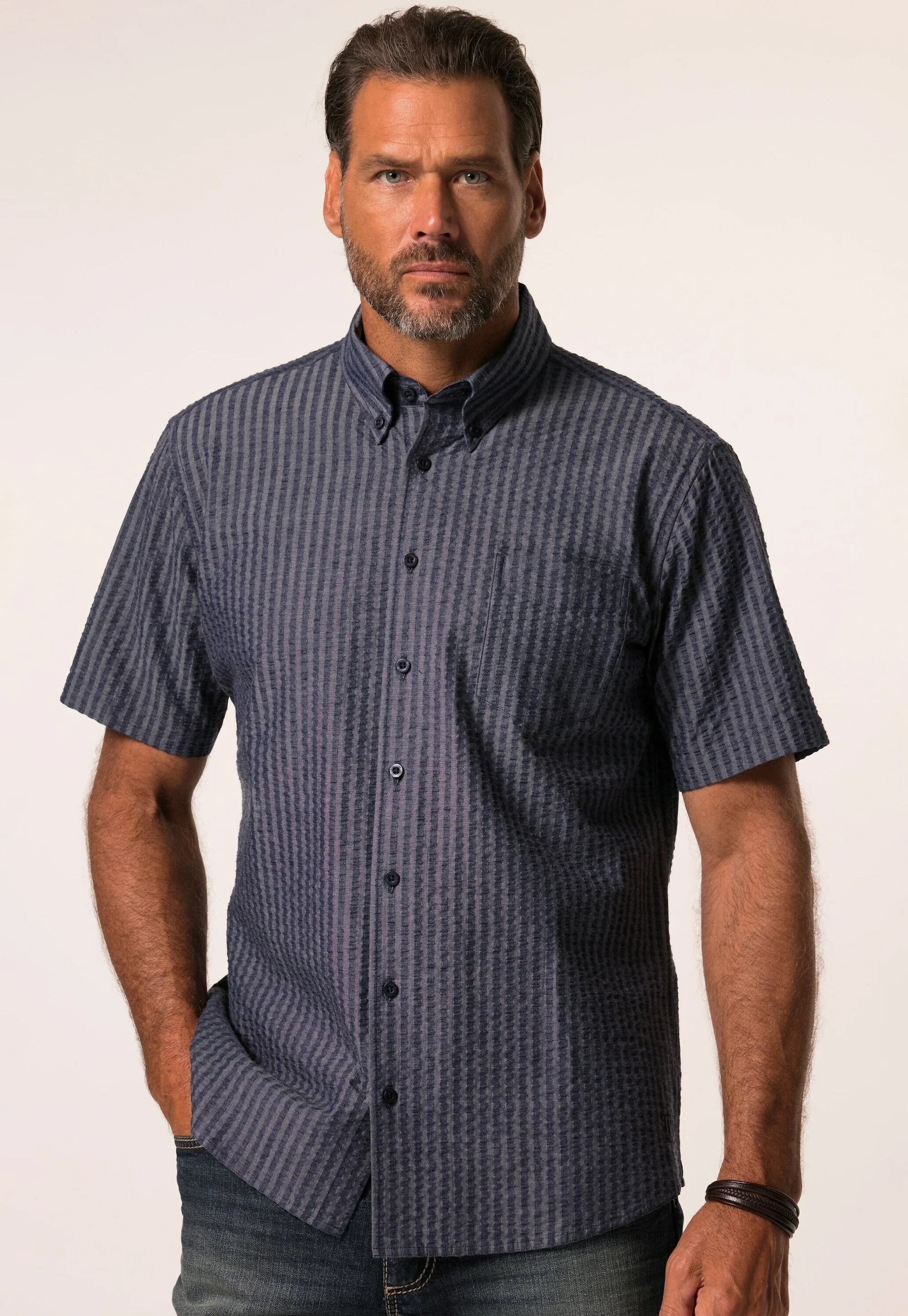 Chemise Manche Courte JP1880 - Navy Blue