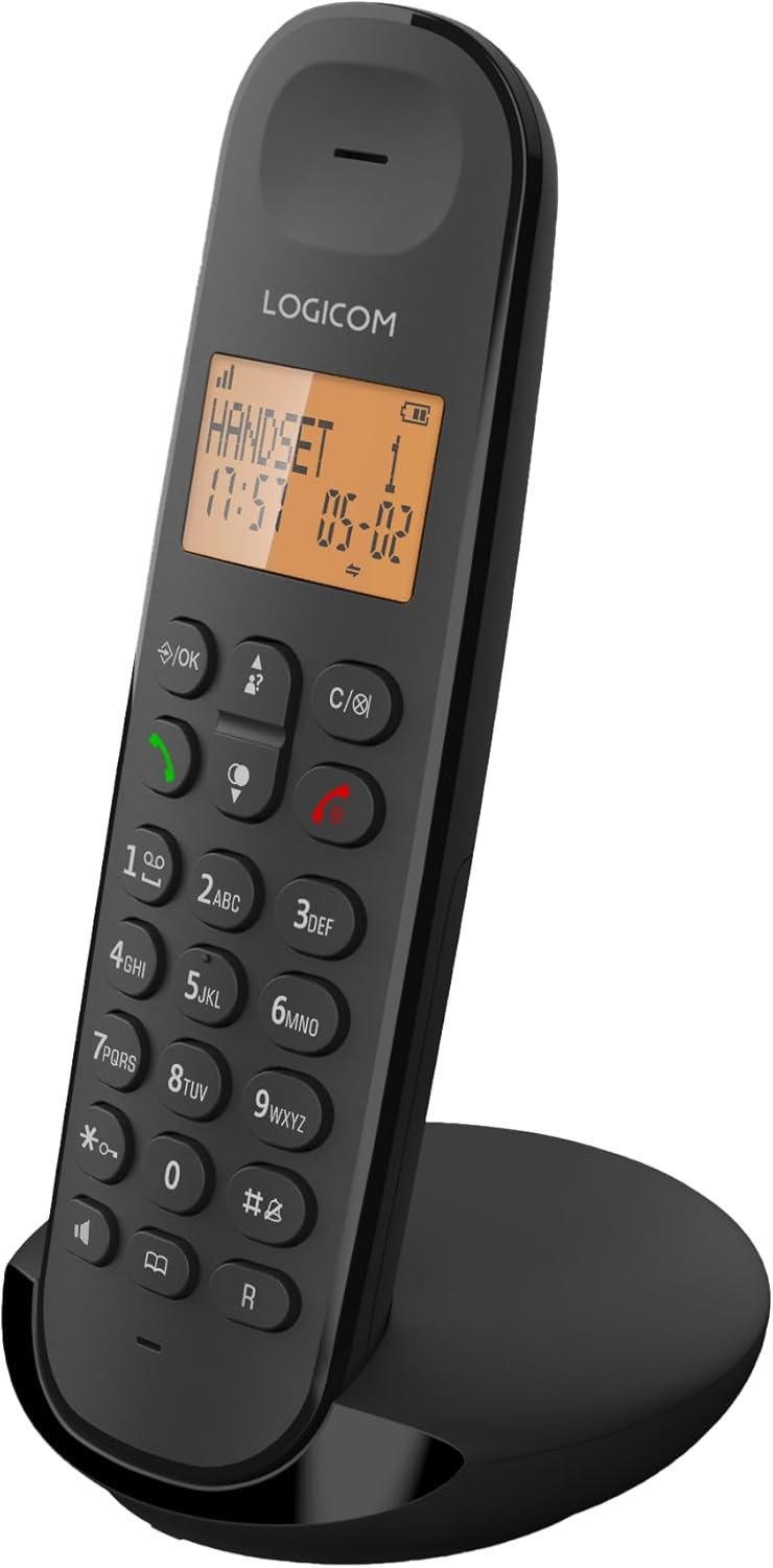 Logicom ILOA 150 Téléphone Fixe sans Fil sans Répondeur - Solo - Téléphones analogiques et dect