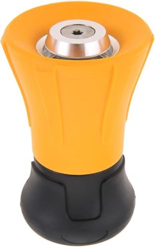 Lance d’Arrosage Haute Pression Type Pompier – Jet Réglable – Raccord Universel 3/4" – Jaune