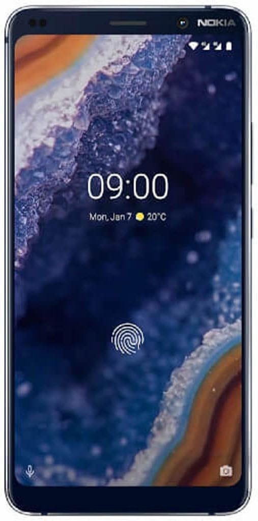 Nokia 9 PureView - Smartphone Débloqué 4G (Ecran : 6 pouces - 128Go ROM - 6Go RAM - Dual SIM ou Nano + MicroSD - Android One Pie 9.0)