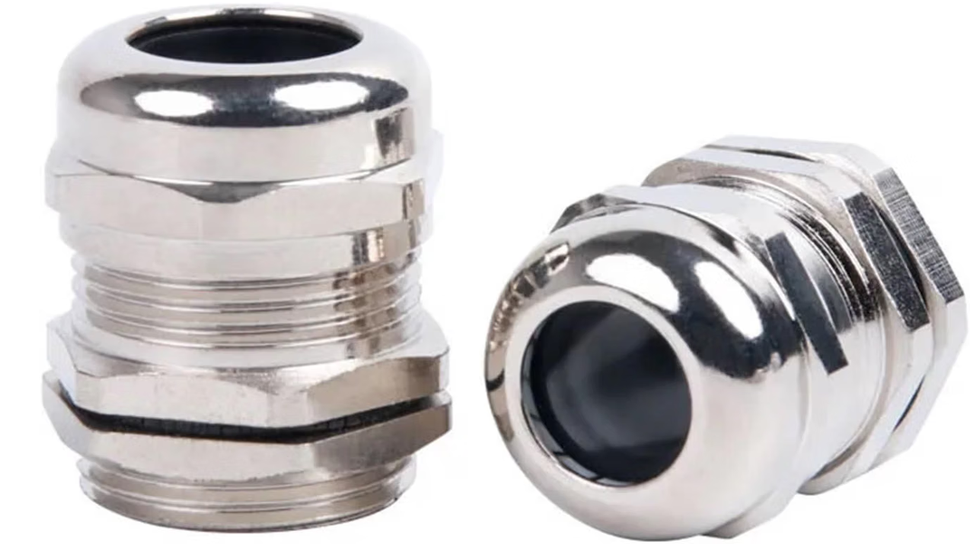 Presse-Étoupe Métallique IP68 en Laiton Nickelé – PG7 à PG21 / M12 à M63 – 1 Pièce – Modèle & Diamètre de Câble à Préciser