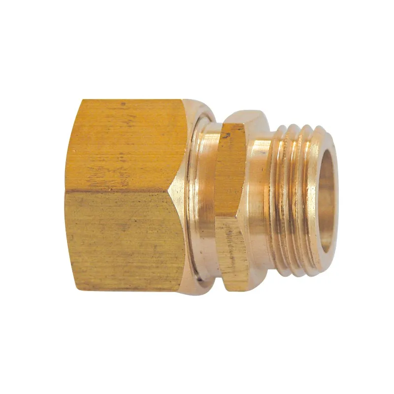 Raccord bicône mâle droit  type 704B laiton à olive