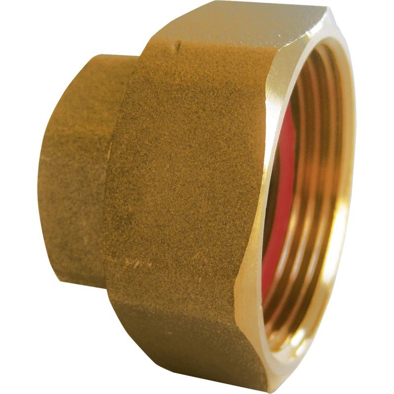 Raccord laiton à visser 2 pièces réduit F/F 1" - 1/2"
