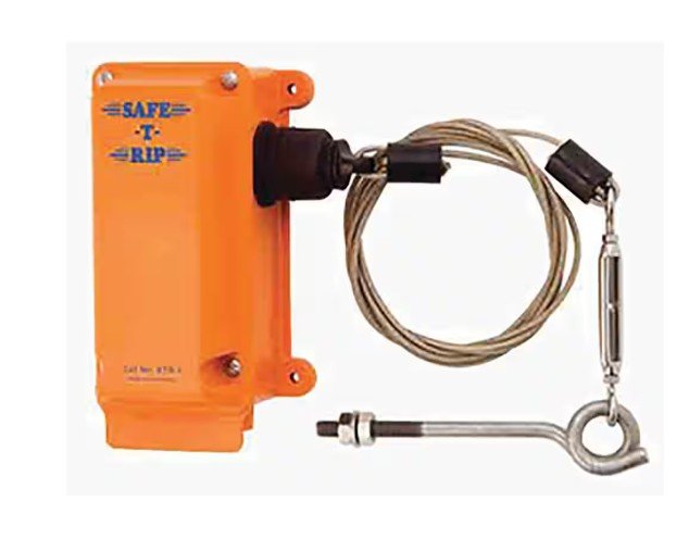 SAFE-T-PRODUCTS Safe - T - Products - Rip Switch - Heavy Duty - SPST Reed - 12W - Back Operation - 230VDC - STR-P-1-BK