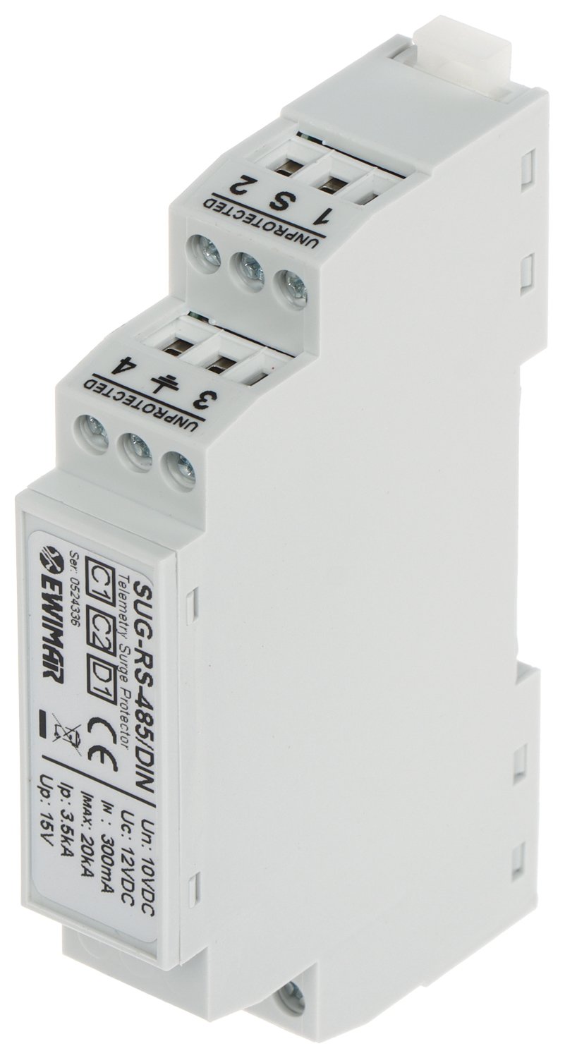 OVERVOLTAGE PROTECTION SUG-RS485/DIN RS-485 SYMMETRIC LINE EWIMAR