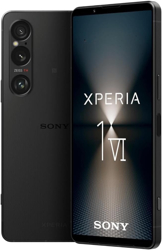 Sony Smartphone Xperia 1 VI 6,5" 5G Nano SIM 256 Go Noir