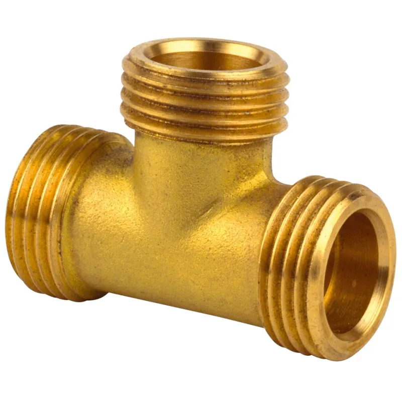 Raccord laiton à visser té 135 G pour collet battu