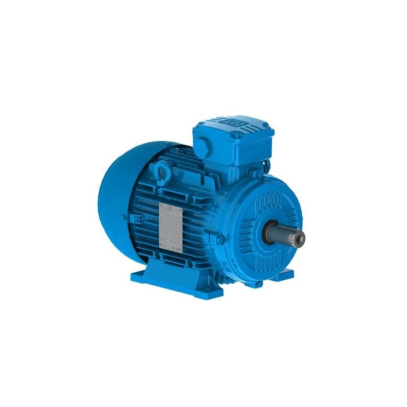 Moteur triphasé WEG B3, 0.18 KW, 3000 tr/min, 230/400V, IE3, Alu