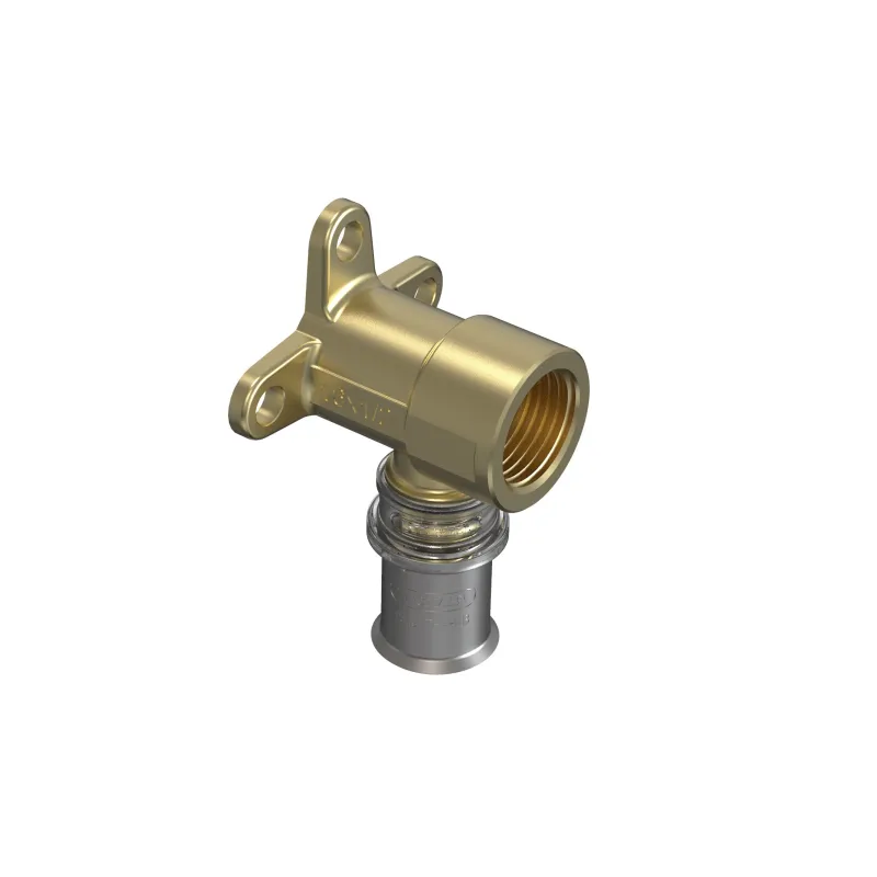 Raccord WAVIN Tigris M5 à sertir patères 90° femelle