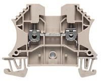 Weidmuller 1020100000 WDU 4 DIN Rail Mount Terminal Block, Feed Through, With Screw Connection, Pack of 10