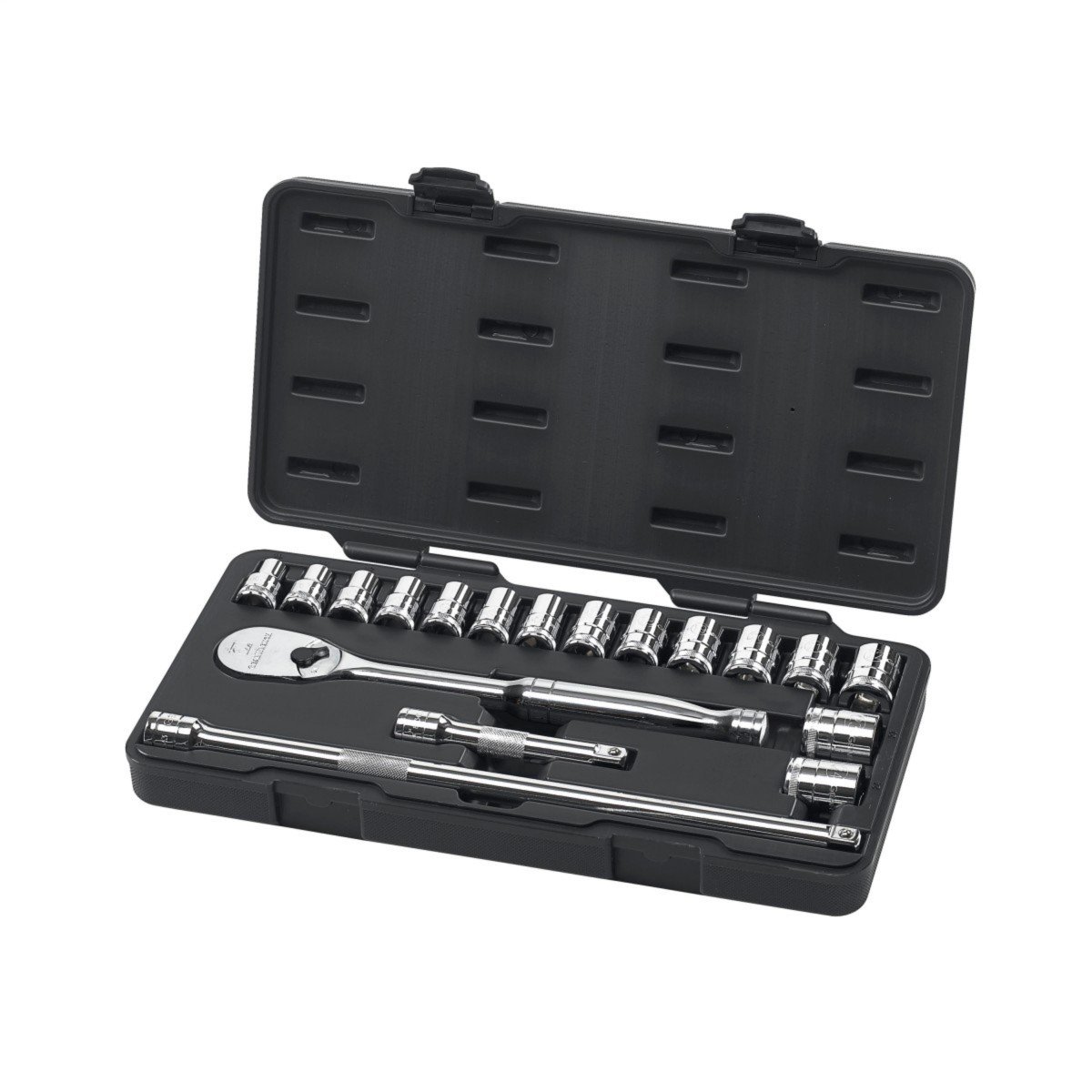 18 Pc. 1/2′′ Drive Jeu De Prises Métriques