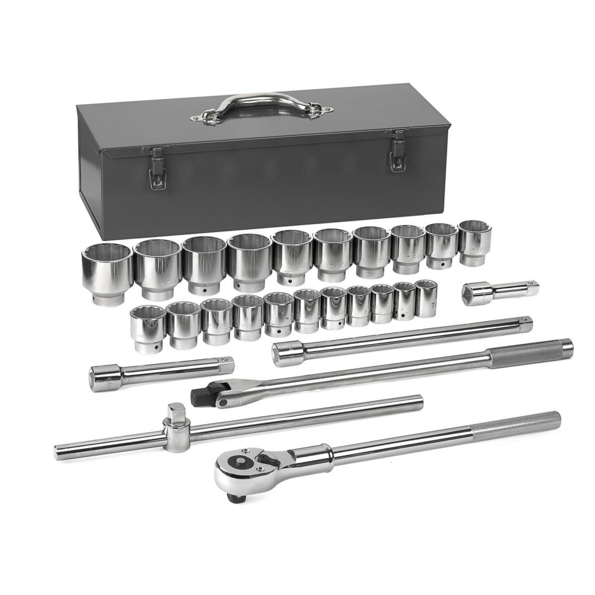 27 Pc. Ensemble de prise de douille de 3/4′′ Drive 12 Point