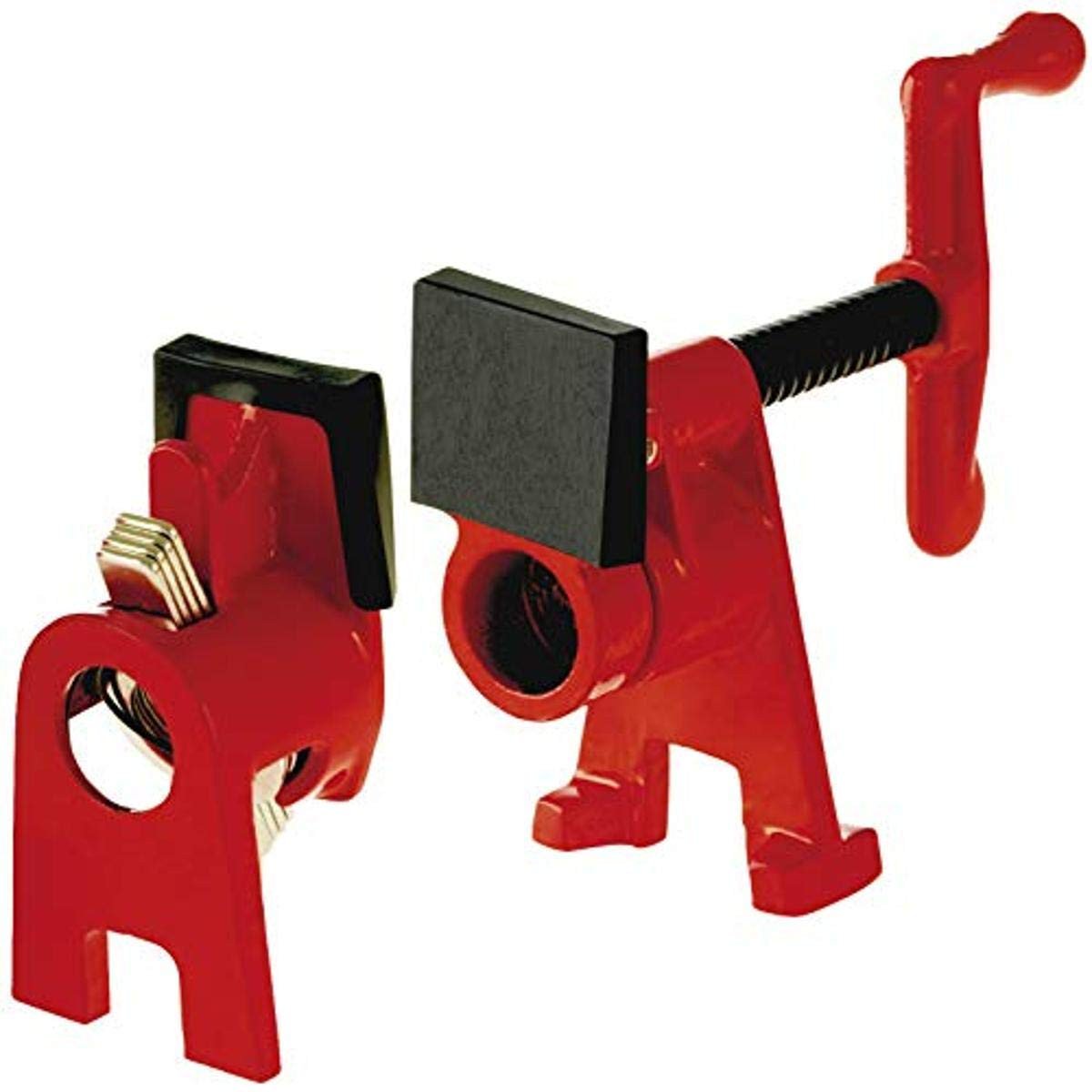 Pince à tuyau BESSEY BPC-H34 de 3/4 po, modèle à base en H, polyvalente et facile à assembler, idéale pour le travail du bois, la menuiserie, les travaux d’atelier, la rénovation et les projets de bricolage.
