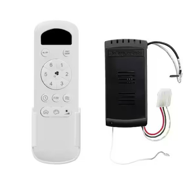 Sofucor ZHT-52144-YKQ Hand-Held Remote Control System with Receiver and Wall Holder for Ceiling Fan