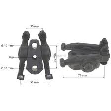 Support de culbuteur 0419 5922 pour moteur Deutz 1012 2012 Tracteur 56D