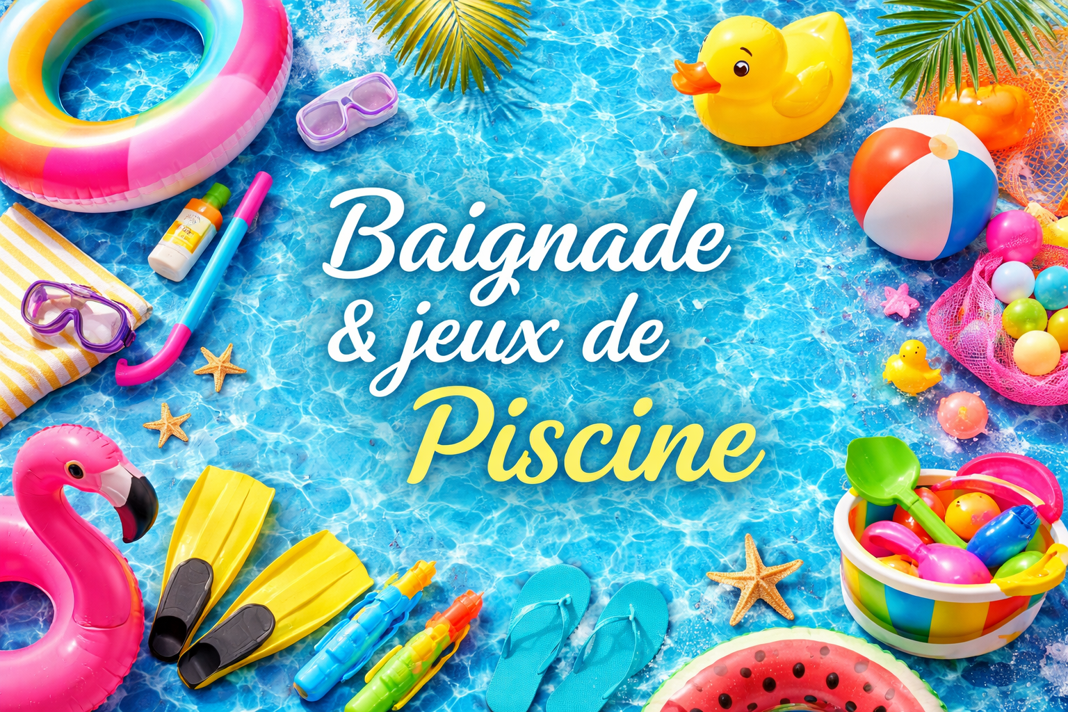 Baignade et jeux de Piscine