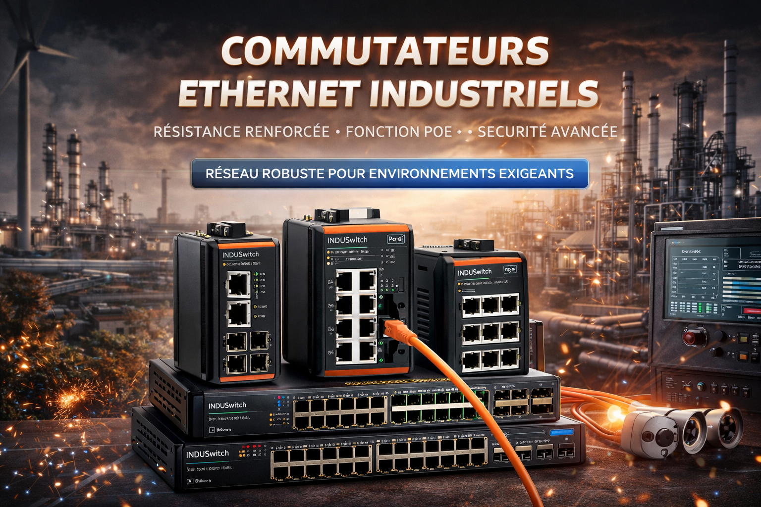 Commutateurs Ethernet Industriels