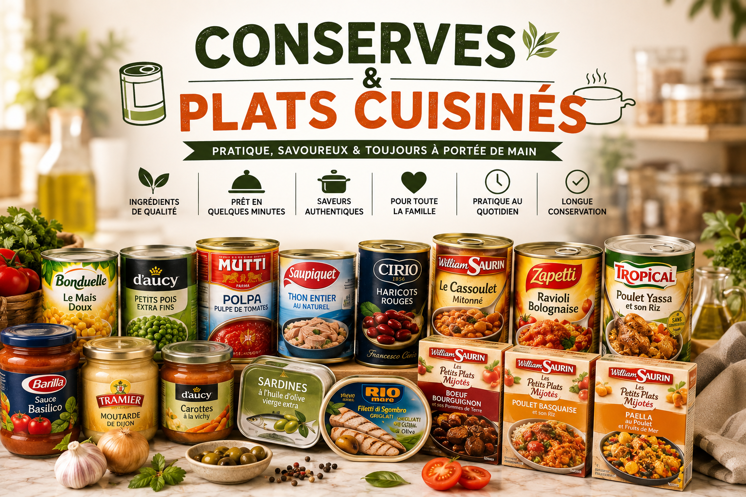 Conserves & Plats Cuisinés