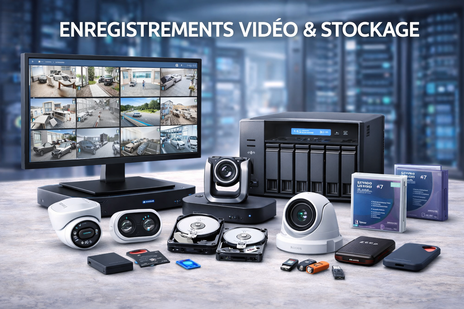 Enregistrements Vidéo ＆ Stockage