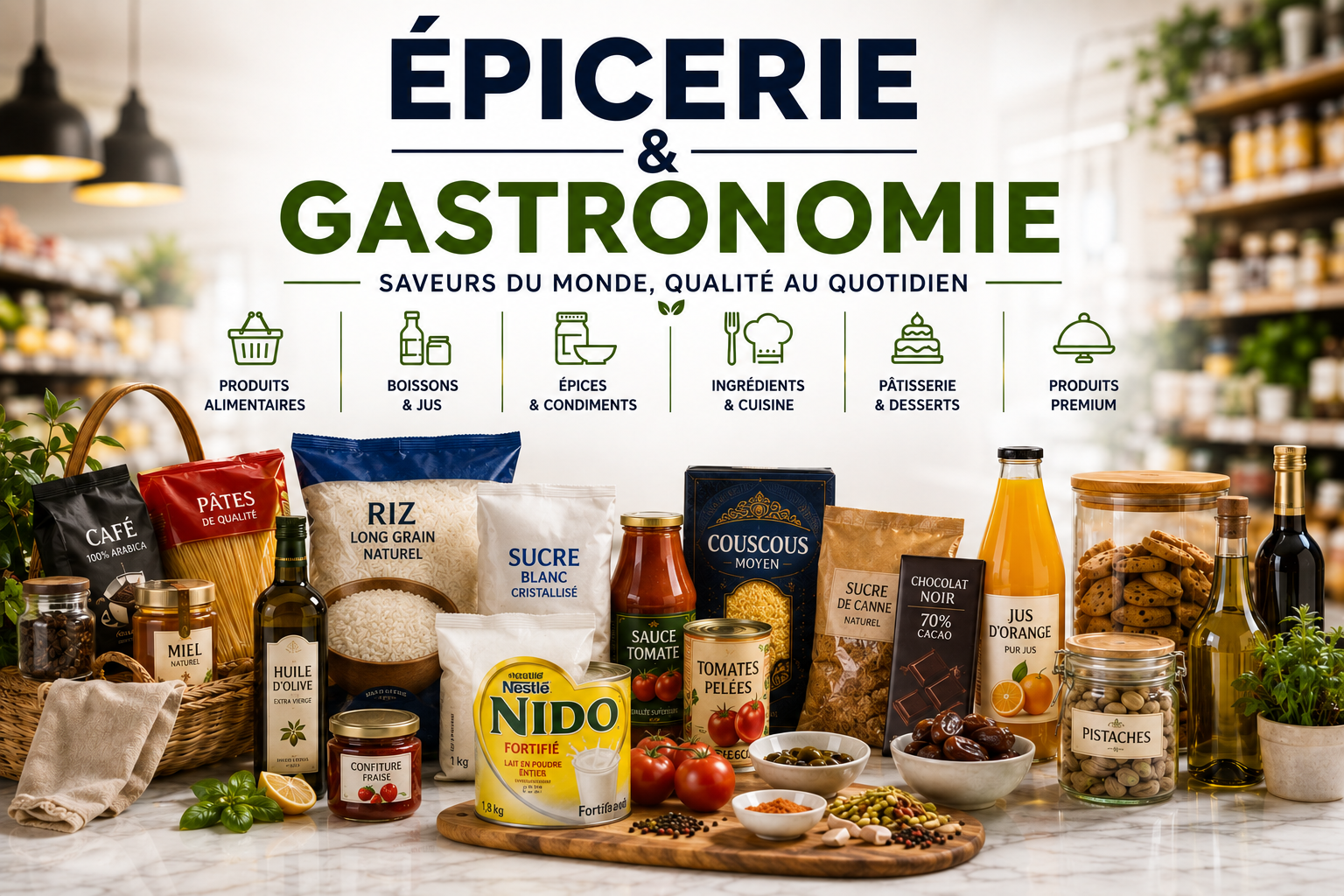 Épicerie & Gastronomie Moderne